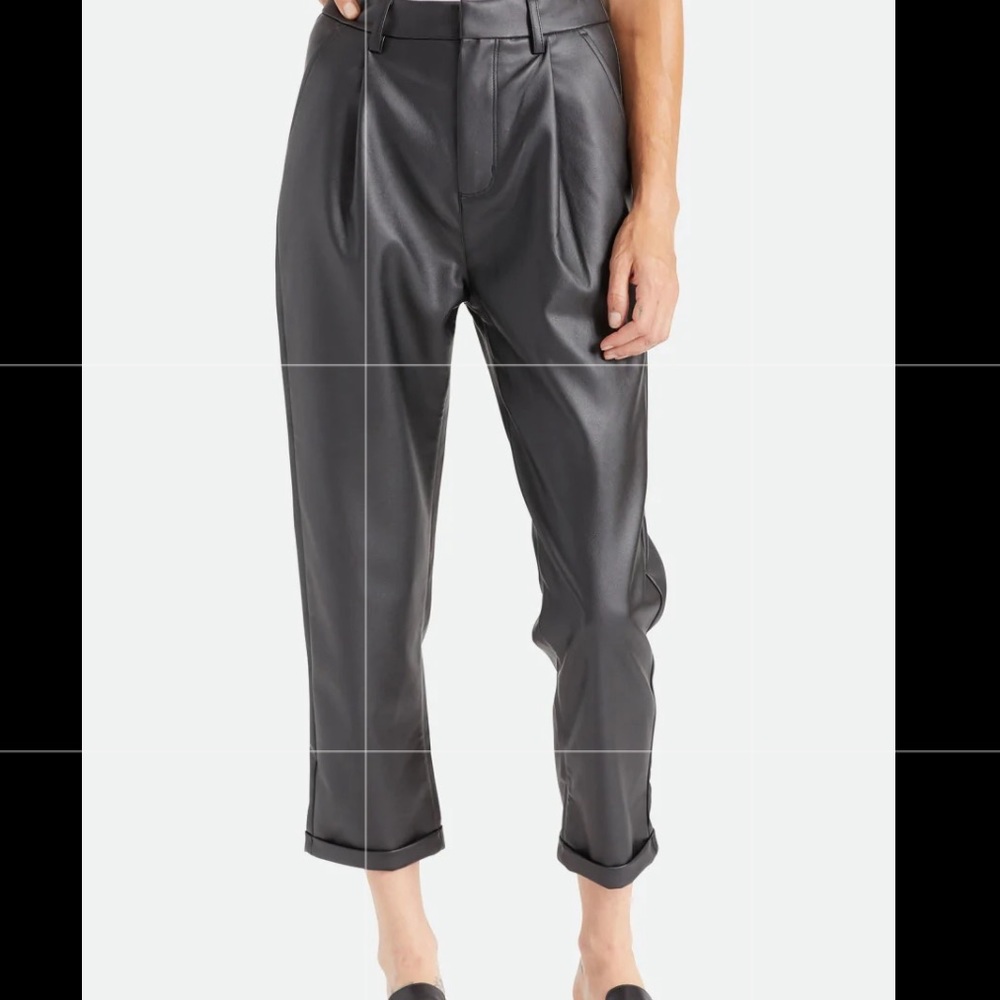 New with tags brixton leather pants